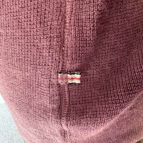 Burberry London Lilac Cashmere Zip Up Hoodie Sweater - Sz M - Picture 6 of 6